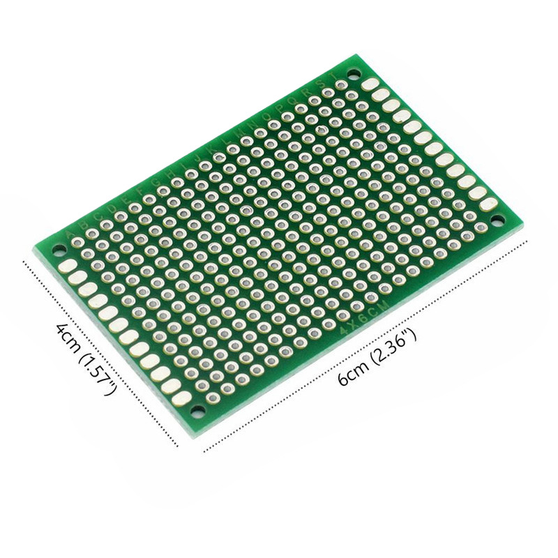 Perfboard/Stripboard 4x6cm (Dubbelzijdig)